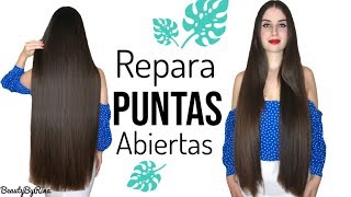 REPARA TUS PUNTAS ABIERTAS SIN CORTAR TU CABELLO EN MINUTOS [upl. by Galvin]