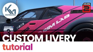 AMS2 Custom Livery and Skinning Tutorial [upl. by Hubert]