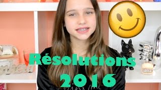 NOUVELLE ANNÉE  Résolutions 2016 [upl. by Nace266]