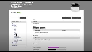 Lexmark—Configuring the email SMTP settings using the Embedded Web Server [upl. by Allain102]