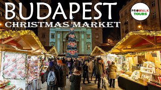 Budapest Christmas Markets  4K 60fps  Advent Basilica [upl. by Anid]