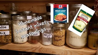 Homemade instant mixes and seasoningsPantry necessity [upl. by Atiuqad474]