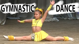 Gymnastic disco dance of the girl from circus studio at the ZIRKA talent show [upl. by Niveg]