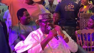 Evang Ebenezer Obey Performs  Evang Funmi Aragbaye 70th Birthday In Ibadan [upl. by Lopes40]