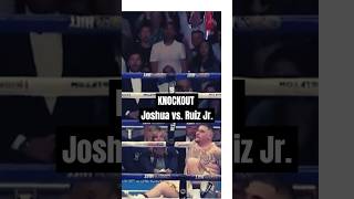 Joshua vs Ruiz Jr 3rd Round Highlights joshua ruiz boxing fullfighthighlights [upl. by Weingartner]