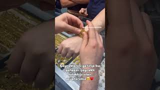 ✨ altın gold takı diamond kolye jewellery kuyumcu bilezik bileklik yüzük pırlanta tektaş [upl. by Og]