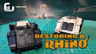 Warhammer 40k Oldhammer Rhino RESTORED to Former Glory [upl. by New]