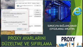 Proxy Ayarlarını Düzeltme ve Sıfırlama internete bağlanamıyorum [upl. by Macgregor]