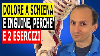 Dolore a Schiena e Inguine Perché e 2 Esercizi Efficaci Che ho Testato [upl. by Adnol154]