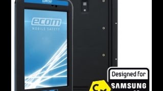 Ecom TabEx 01 Series ATEX Certified Hazardous Area Tablet Computer [upl. by Esinal]