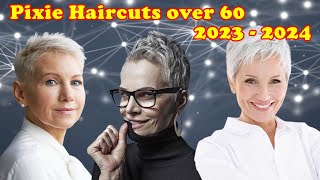 16 Cool Short pixie haircuts for women over 60 in 20232024 [upl. by Rossy]