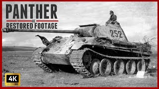 Intense 4K WW2 Panther Restored Footage [upl. by Zanas]