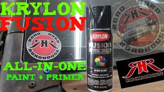 KRYLON FUSION ALL IN ONE PAINT PLUS PRIMER SPRAY PAINT [upl. by Yecad]