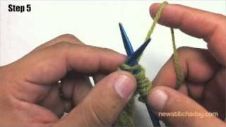 How to Knit The Right Twist Stitch [upl. by Lila]