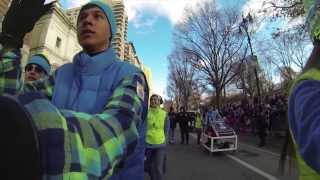 87th Macys Thanksgiving Day Parade GoPro Footage From Team 180 SPAM [upl. by Ettenaj]