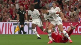 Granit Xhaka Red Card Denmark vs Switzerland 20 All Goals and Extended Highlights [upl. by Neetsirhc]