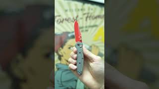 Нож Benchmade Mini Osborne LE сталь CPMS90V рукоять Gray G10 945RD2401 [upl. by Siraval]