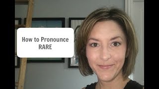 How to Pronounce RARE  American English Pronunciation Lesson [upl. by Nahsab]