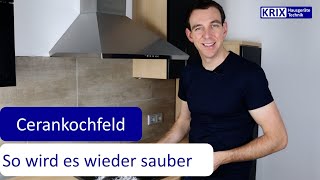 Kochfeld reinigen  Cerankochfeld sauber machen  So geht es ganz einfach [upl. by Fairbanks]