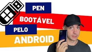 Como Criar pen drive Bootavel do Windows 1011 Pelo Android [upl. by Siberson]