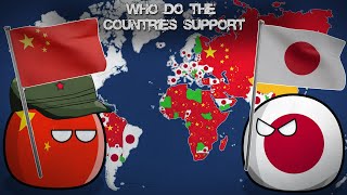 WHO DO THE COUNTRIES SUPPORT China or Japan Alternative Mapping P30 [upl. by Stillmann]