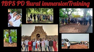 Rural immersion training RSETI PUDUKKOTTAI IOBIndia Indian overseas Bank PO BATCH DEC 2022 [upl. by Ikir]