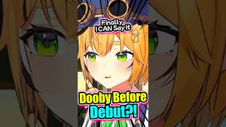 🔥Dooby BEFORE Debut😲 vtuber hololive hololiveen dooby3d [upl. by Maya]