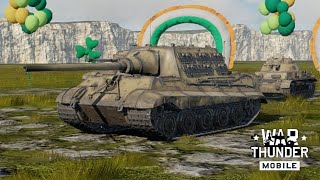 JAGDTIGER War Thunder Mobile PERFECT FOR PROFESSIONAL PLAYERS [upl. by Asiaj]