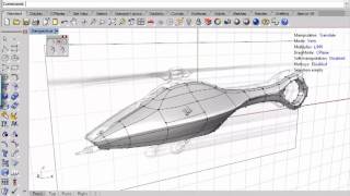 3D model from 2D sketch with TSplines for Rhino [upl. by Adnyl]