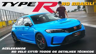 Honda Civic TypeR 2023 ACELERAMOS Quanto custa Detalhes técnicos Saiba TUDO nesta avaliação [upl. by Larok]