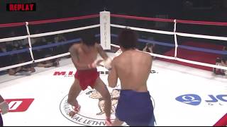 Brutal Lethwei Headbutt in Japan [upl. by Eisseb798]