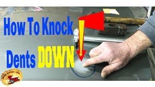 How To TAP AUTO BODY DENTS DOWNDIY [upl. by Nnyleve848]