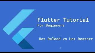 Hot Reload vs Hot Restart Flutter  Key Differences Explained with Examples [upl. by Yci]