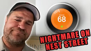 Power Stealing Nest Thermostat Keeping Entire Family Up All Night [upl. by Olleina778]