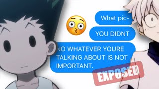 HxH Texts  quotWHATS ON YOUR PHONEquot Kurapika snaps [upl. by Athalla]