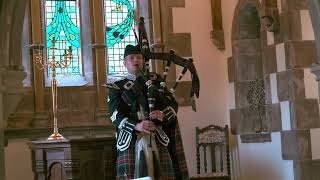 Highland Cathedral on Bagpipes in Private Estates Chapel [upl. by Munroe]