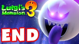 Luigis Mansion 3  Gameplay Walkthrough Part 15  ENDING King Boo Boss Fight Nintendo Switch [upl. by Ihsorih]