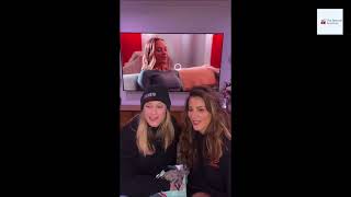 Stefania Spampinato and Danielle Savre Instagram Live 01262023 [upl. by Quitt]