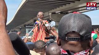 NDC Chairman Johnson Asiedu Nketia addresses the crowd at the EnoughIsEnoughDemo [upl. by Janna443]