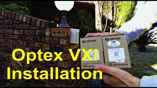 How to install an Optex VXI PIR alarm sensor  Detailed [upl. by Anelhtac]