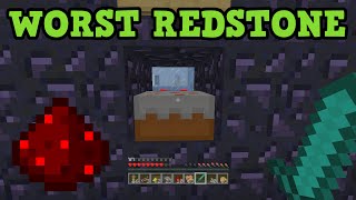 Minecraft 5 WORST Redstone Creations [upl. by Cassilda]