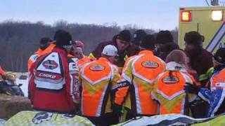 Accident de Jacques Villeneuve au Grand Prix de Valcourtwmv [upl. by Sturdivant]