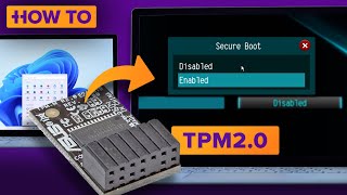 How to enable TPM 20 and Secure Boot for Windows 11 [upl. by Gwendolin]