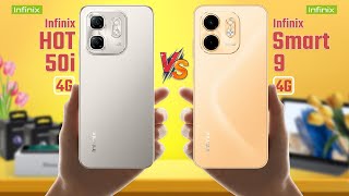 Infinix HOT 50i Vs Infinix Smart 9  Full Comparison 🔥 Which One Is Best [upl. by Enitsahc]