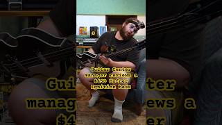 Guitar Center manager reviews a 450 Hofner Ignition bass bassguitar bassist bassplayer shorts [upl. by Wollis]