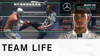 Lucha Libre smackdown with Lewis Hamilton [upl. by Roma87]