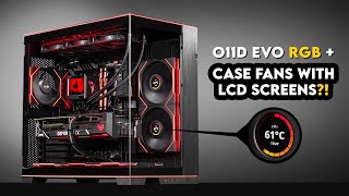 The Wait is Finally Over  Lian Li O11D EVO RGB  Uni Fan TL LCD Gaming PC Build [upl. by Enahc]