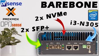 VOLLGAS im HOMELAB  Barebone mit Intel N305 2x SFP 2x NVMe 2x 25Gbits [upl. by Eisdnyl]