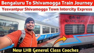 16579 Yesvantpur Shivmoga Town Intercity Express Journey  Bangalore To Shimoga Train Journey [upl. by Anayaran]