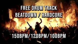 Free Slamming Beatdown Drum Track HUGE BREAKDOWNS [upl. by Alemrac]